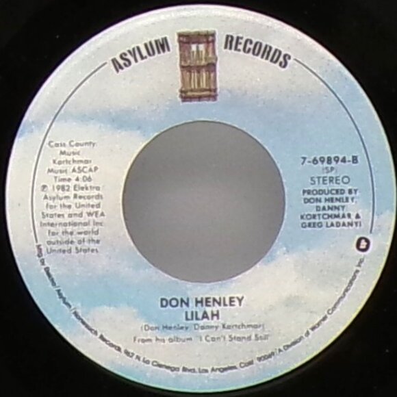 Dirty Laundry/Lilah by Don Henly 45 - Picture 6 of 6